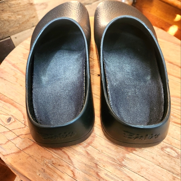 BIRKENSTOCK SUPER BIRKI POLYURETHANE BLACK CLOG- SIZE EURO 36 USA LADIES 6 - Picture 6 of 12